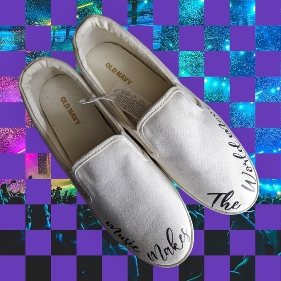 🎧DJ TEO ✨ Limited Edition✨ Slip-On Loafers "Music Makes The World Move" ~DjTeo - Picture 3 of 6